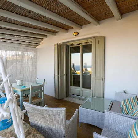 Apartment Sophisticated Mykonos Amorino Terrace With Private Hot Tub Outdoor Dining Area Kalafatis