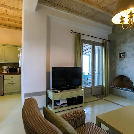 Sophisticated Mykonos Amorino Terrace With Private Hot Tub Outdoor Dining Area Kalafatis
